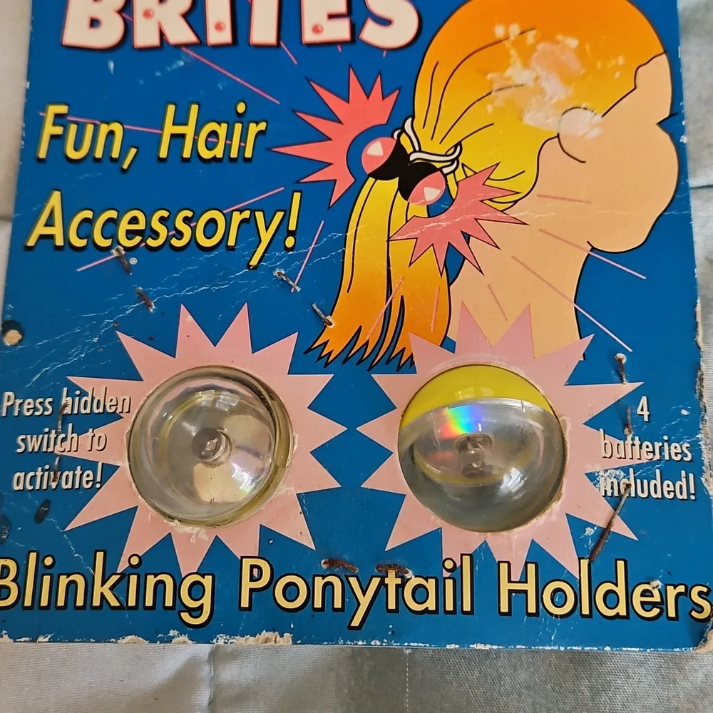 NWT Vintage Pony Brites Ponytail Holders